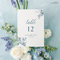 Jane | Table Numbers