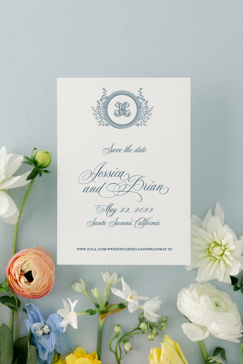 Calligraphy Save the Date - Jessica