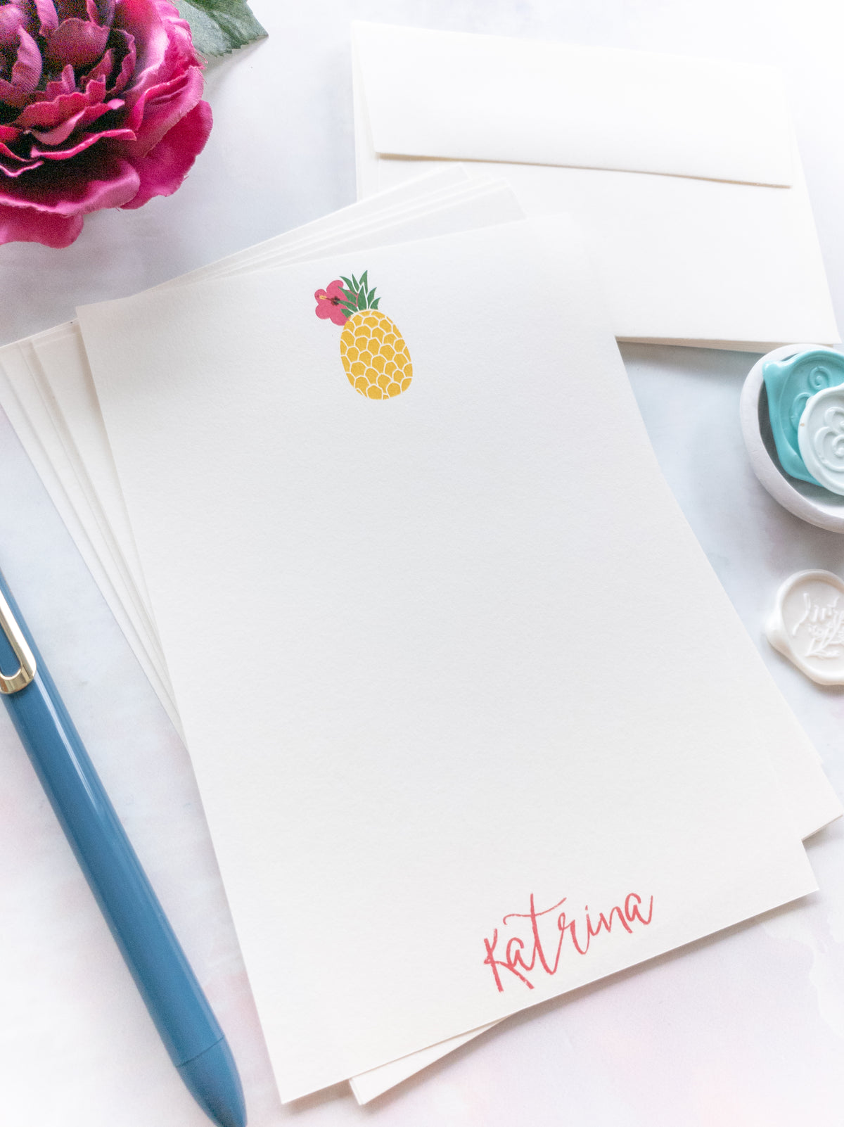 Cute Pineapple Letter Writing Set