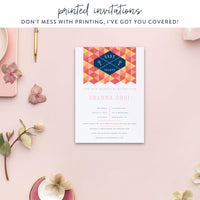 Shake, Rattle and Roll - Baby Shower Invitation