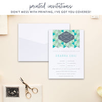 Shake, Rattle and Roll - Baby Shower Invitation