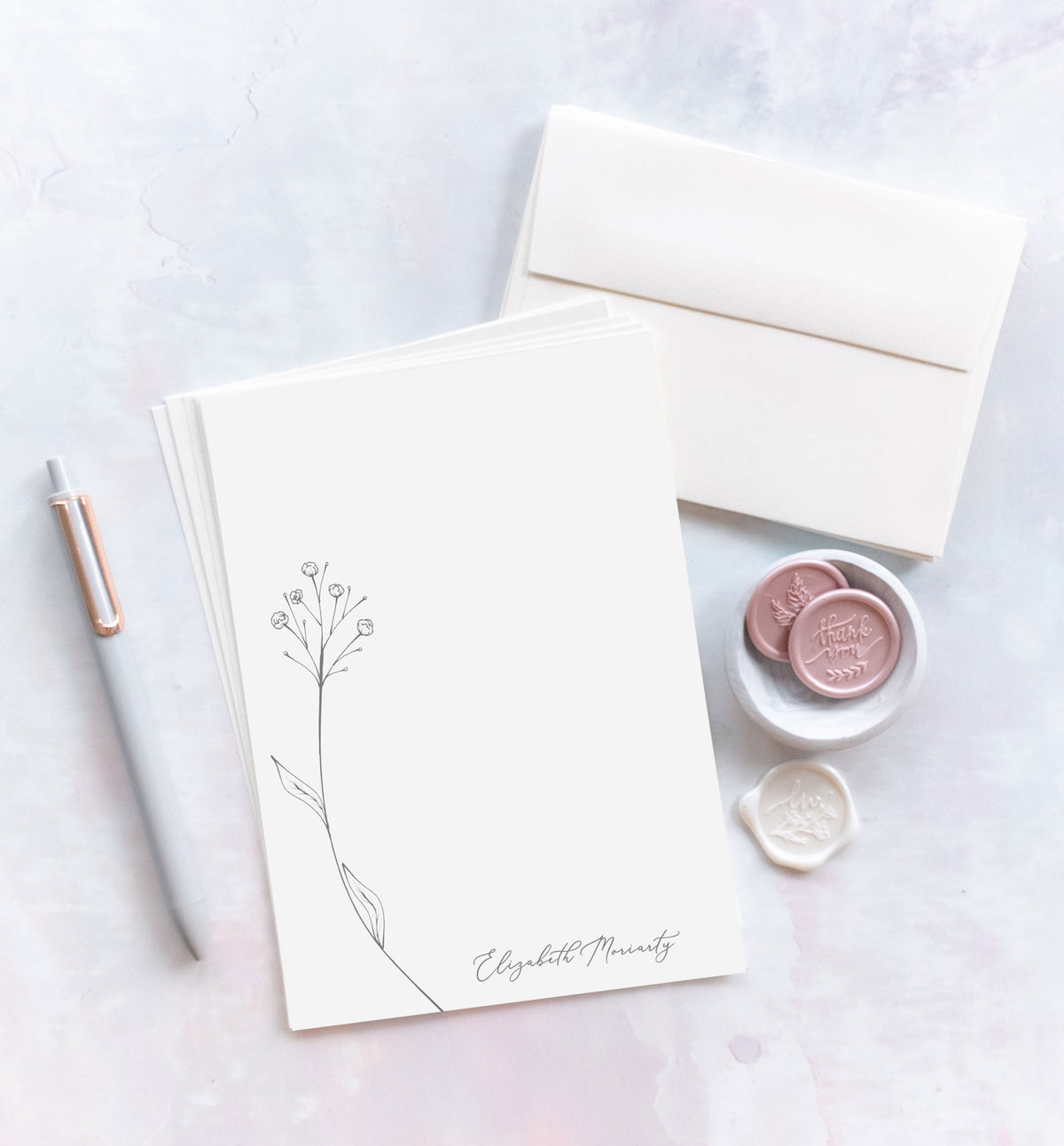 Sophisticated Letter Kit - Floral Sprig