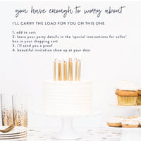 Brunch and Bubbly Bridal Shower Invitation